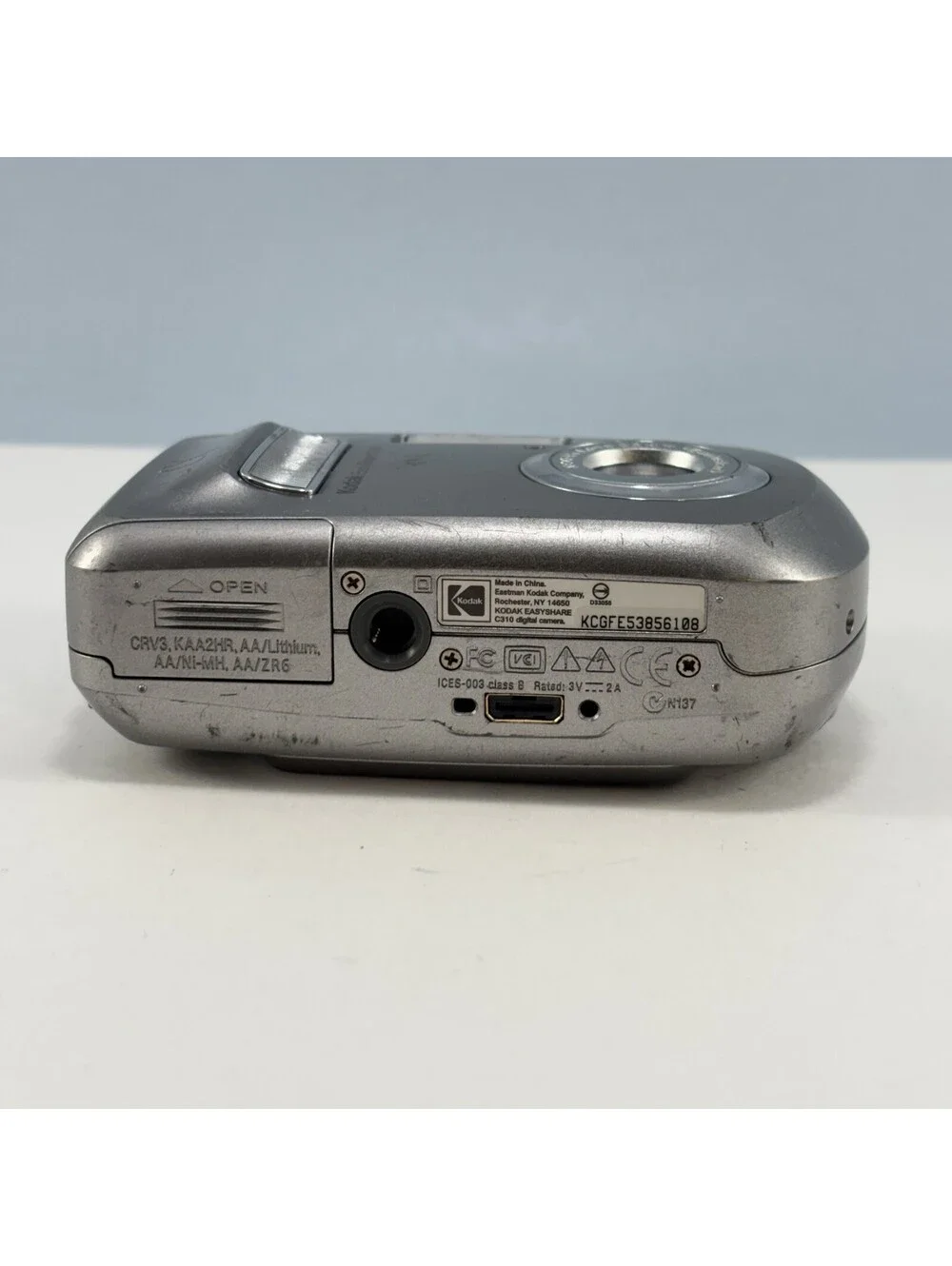 Vintage 2005 Kodak EasyShare C310 4.0 MP Silver Digital Camera — Tested Working
